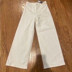 Women's High-Rise Sailor Wide Leg Ankle Jeans - Universal Thread, size 2